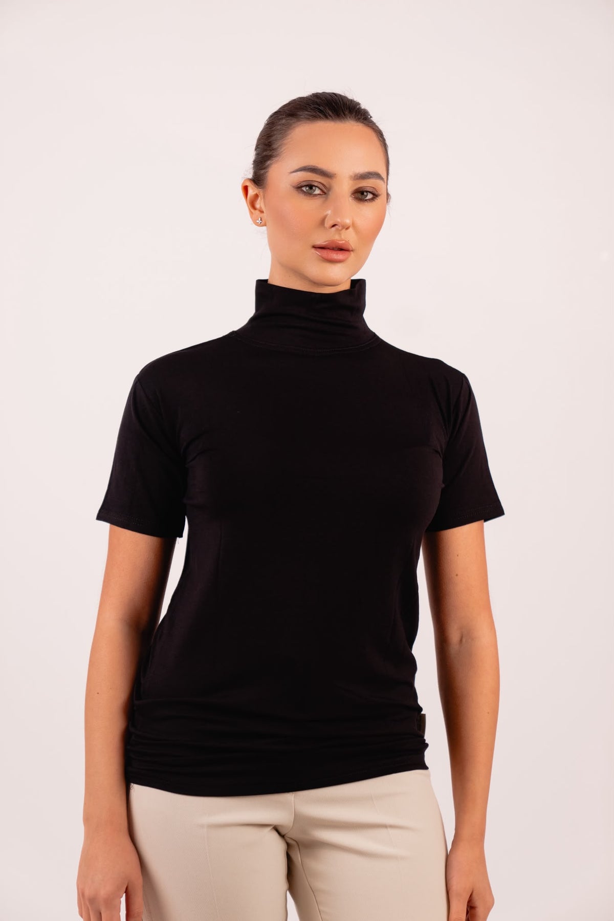 High Neck Top – Classic Neck