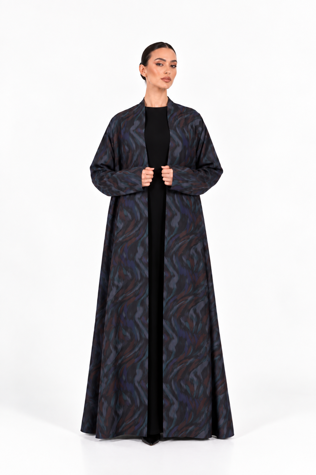 Rhea Ombre Silk Abaya
