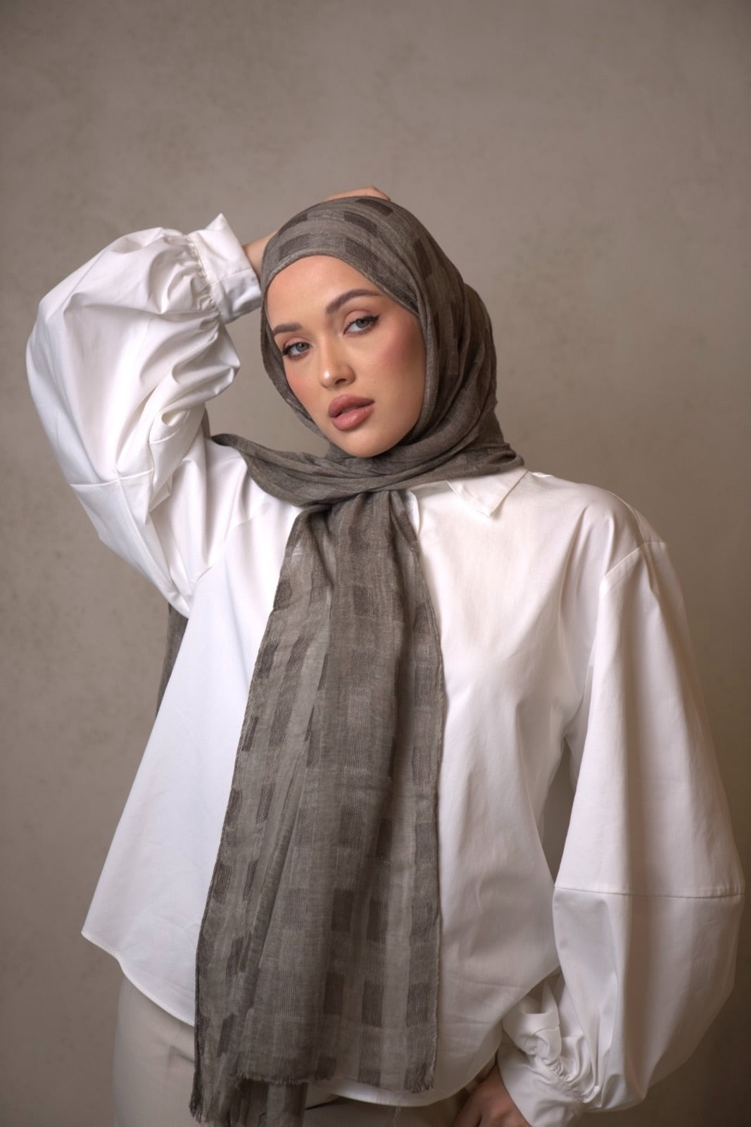 Thai-Striped Modal Hijab