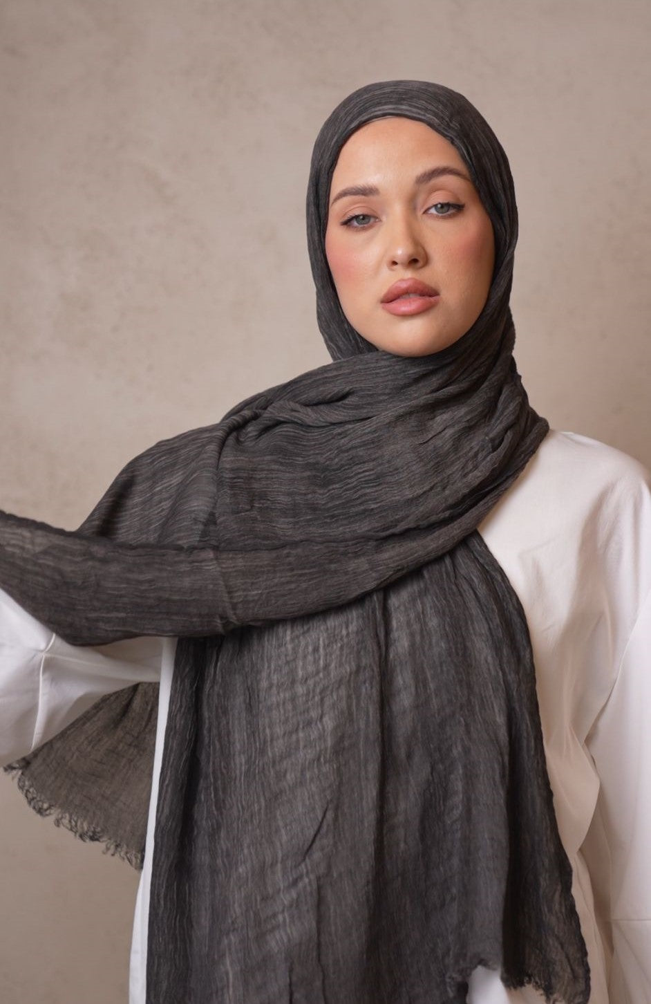 Thai-Crinkled Modal Hijab