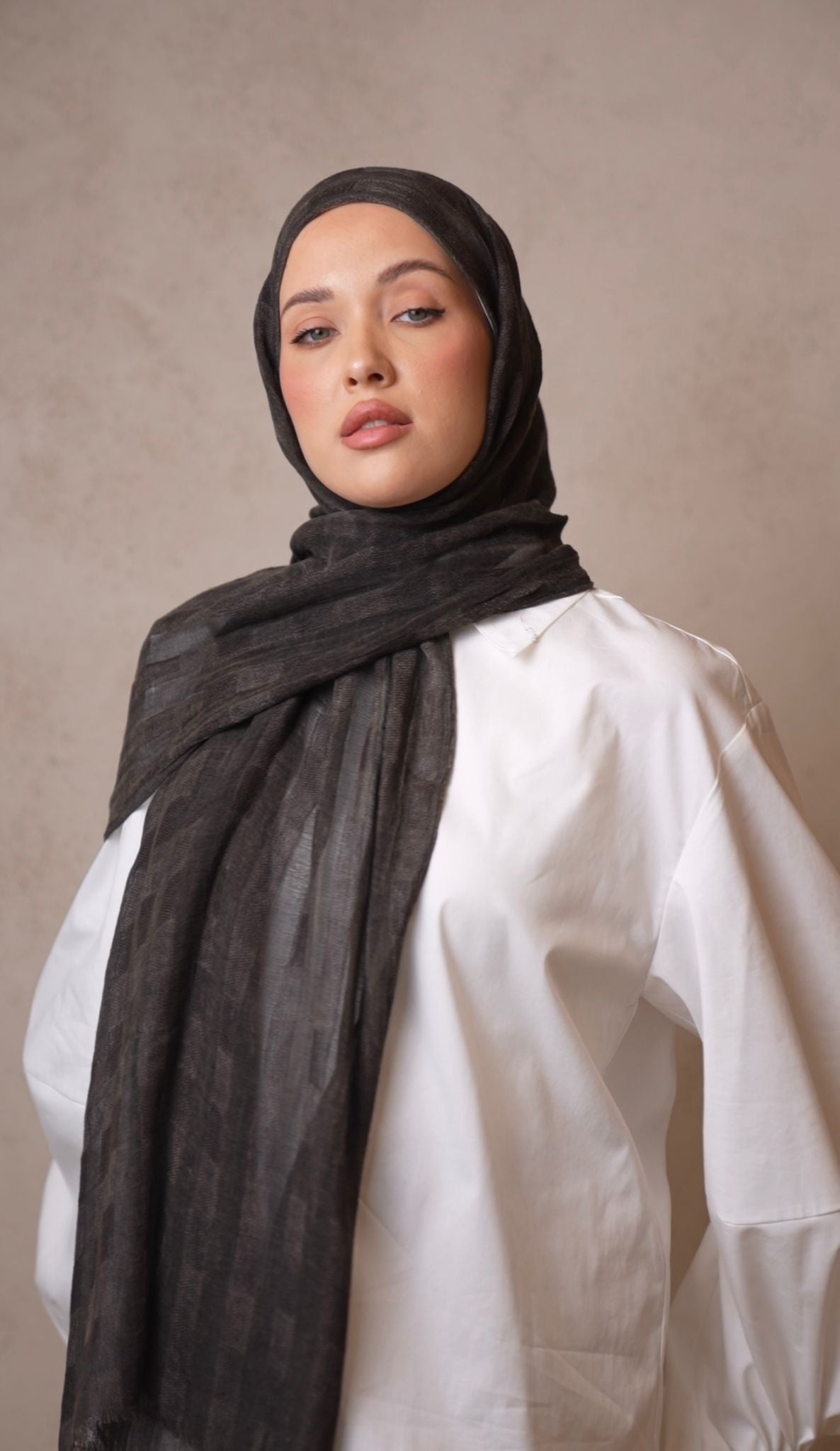 Thai-Striped Modal Hijab