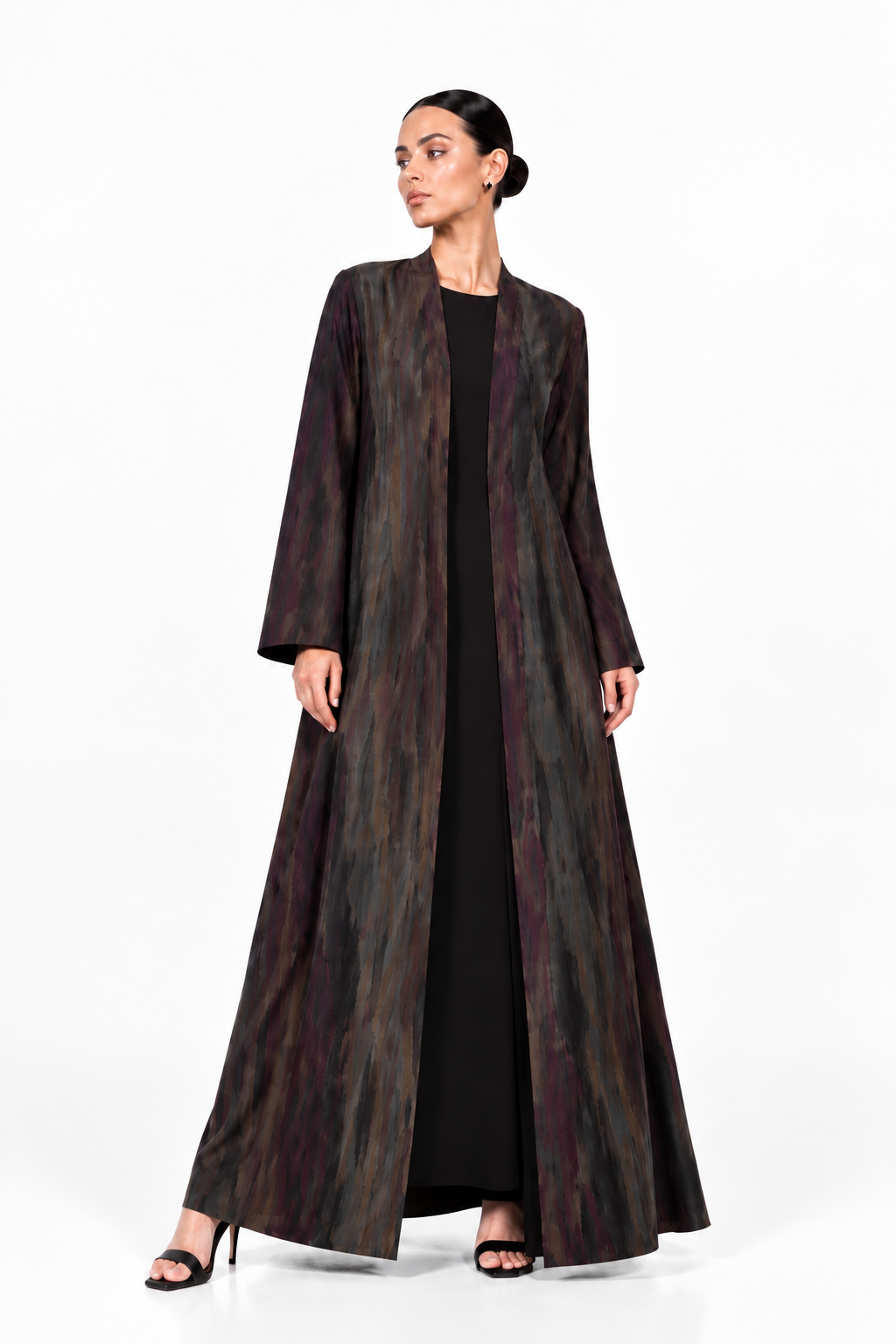 Layl Ombre Silk Abaya