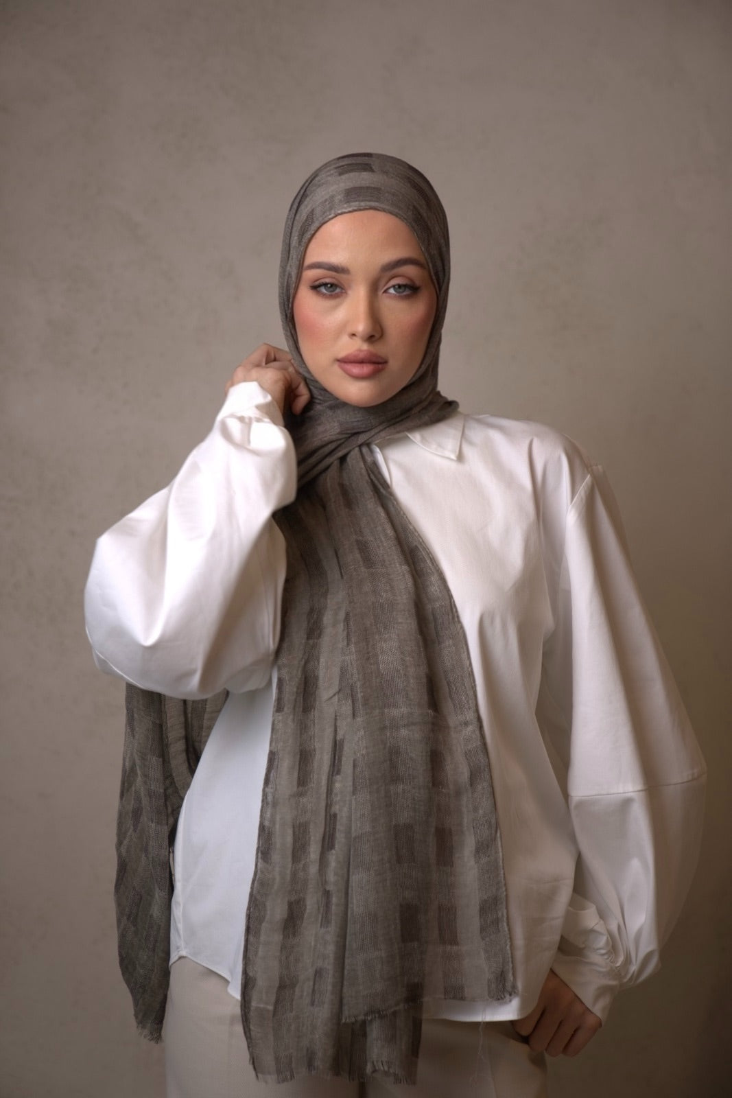 Thai-Striped Modal Hijab