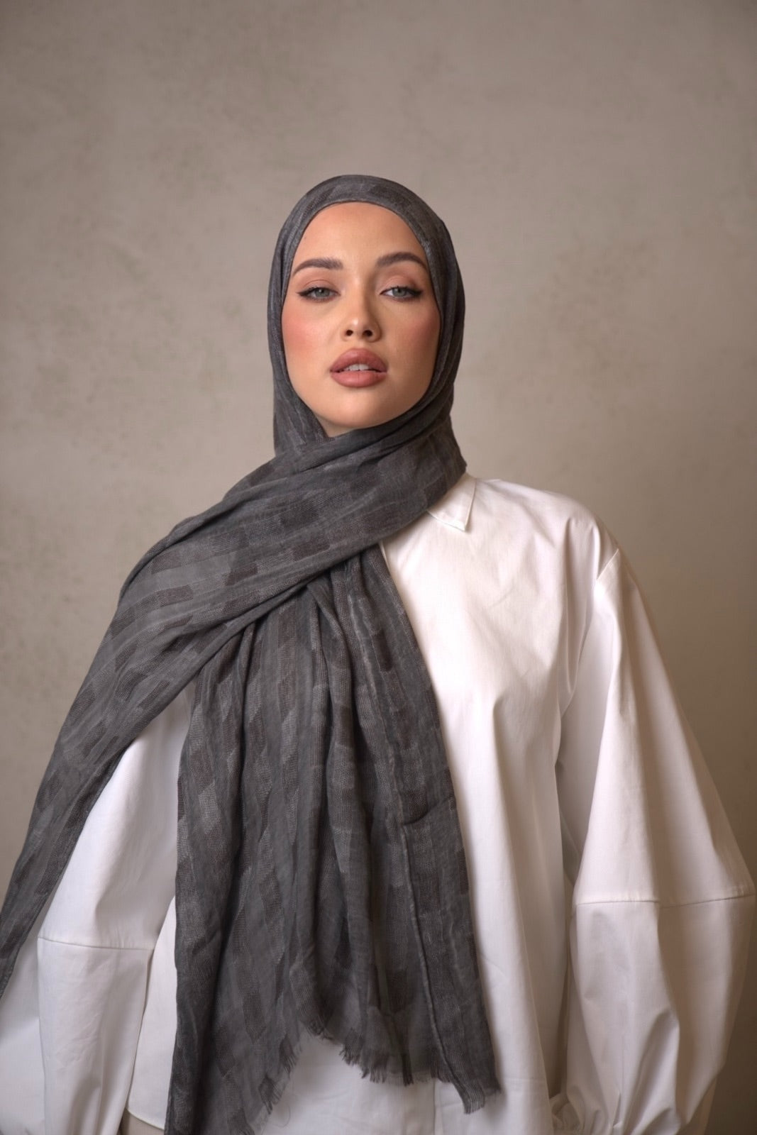 Thai-Striped Modal Hijab