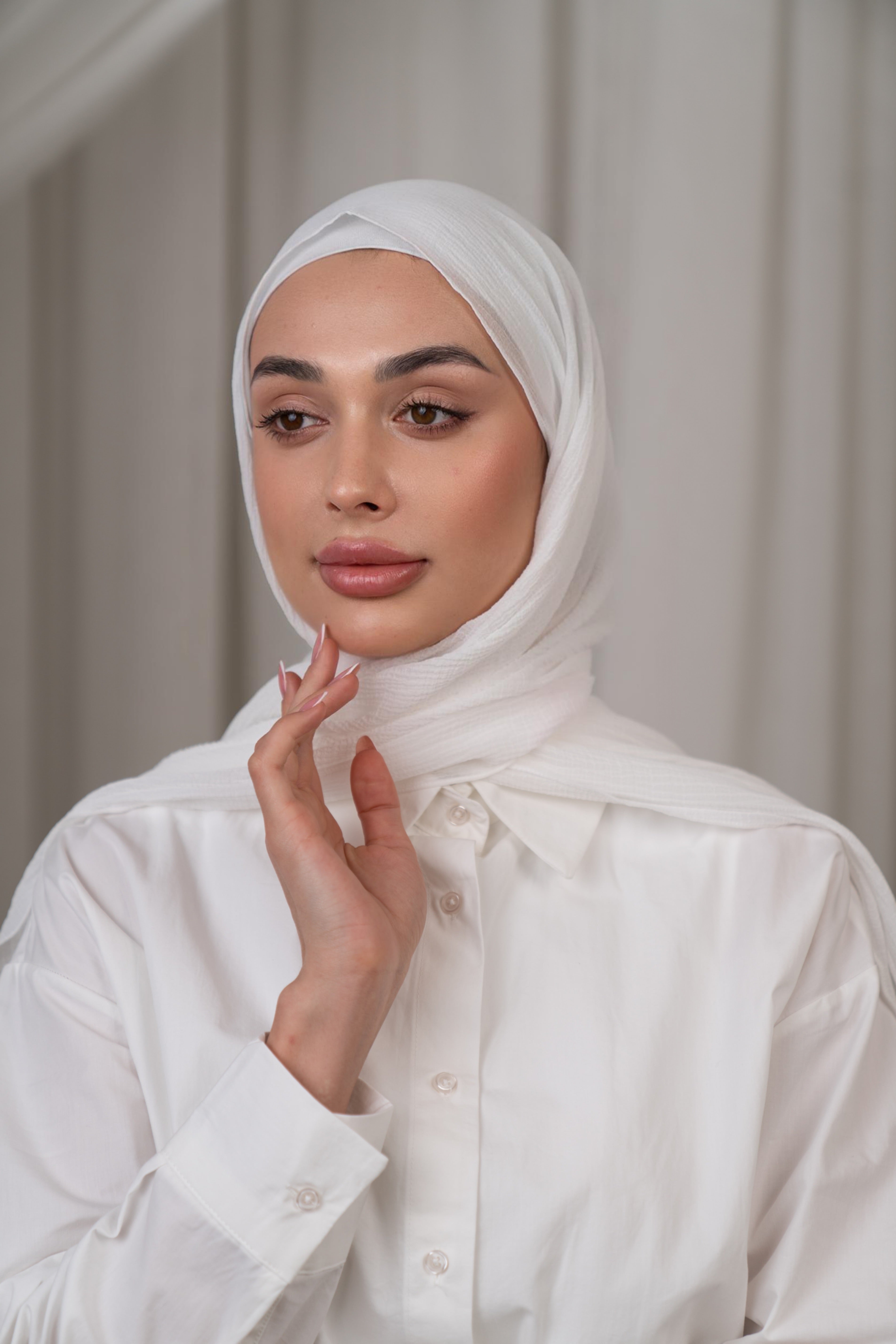 Marble Chiffon Hijab