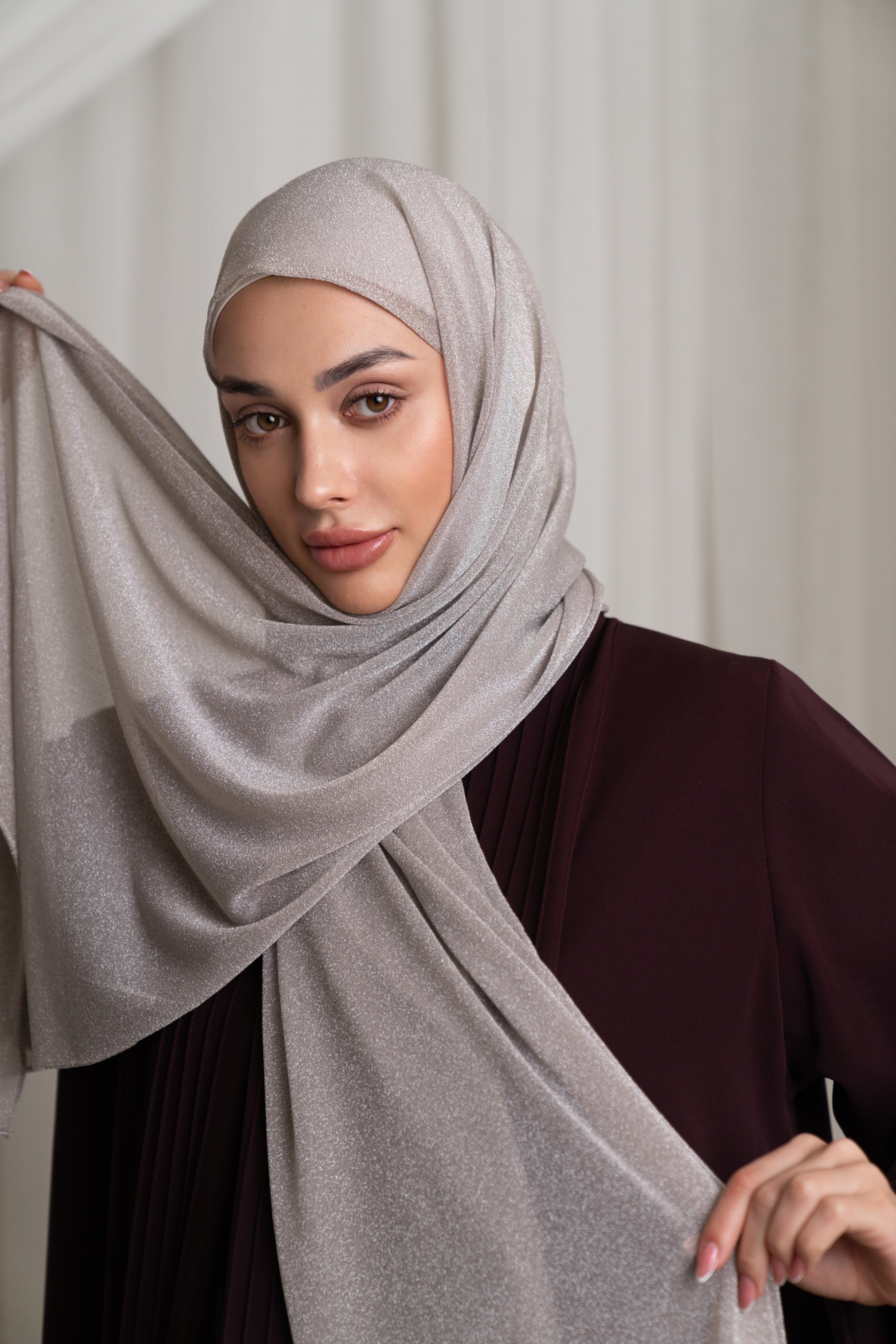 حجاب شيفون لامع