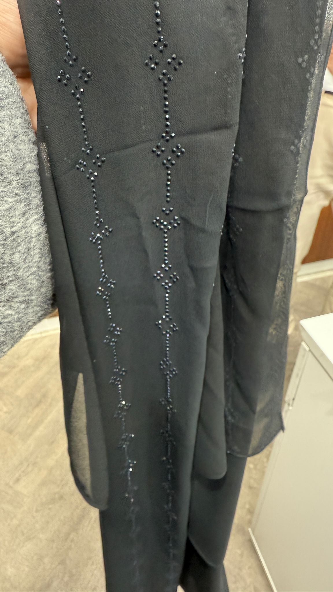 Aura Patterned Chiffon Hijab