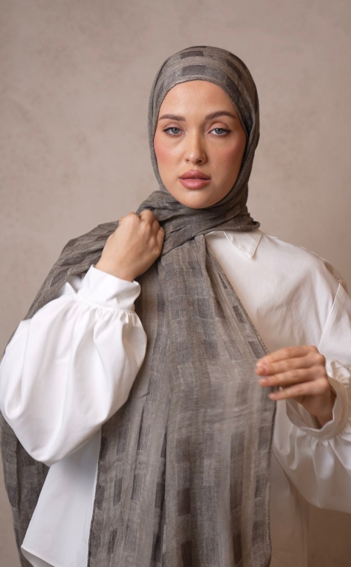 Thai-Striped Modal Hijab