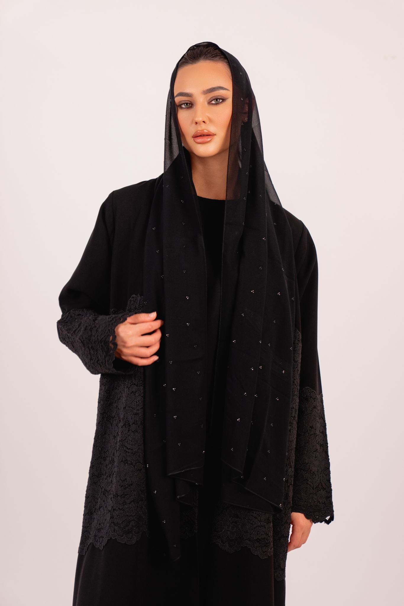 Luna Crystal-Dust Chiffon Hijab