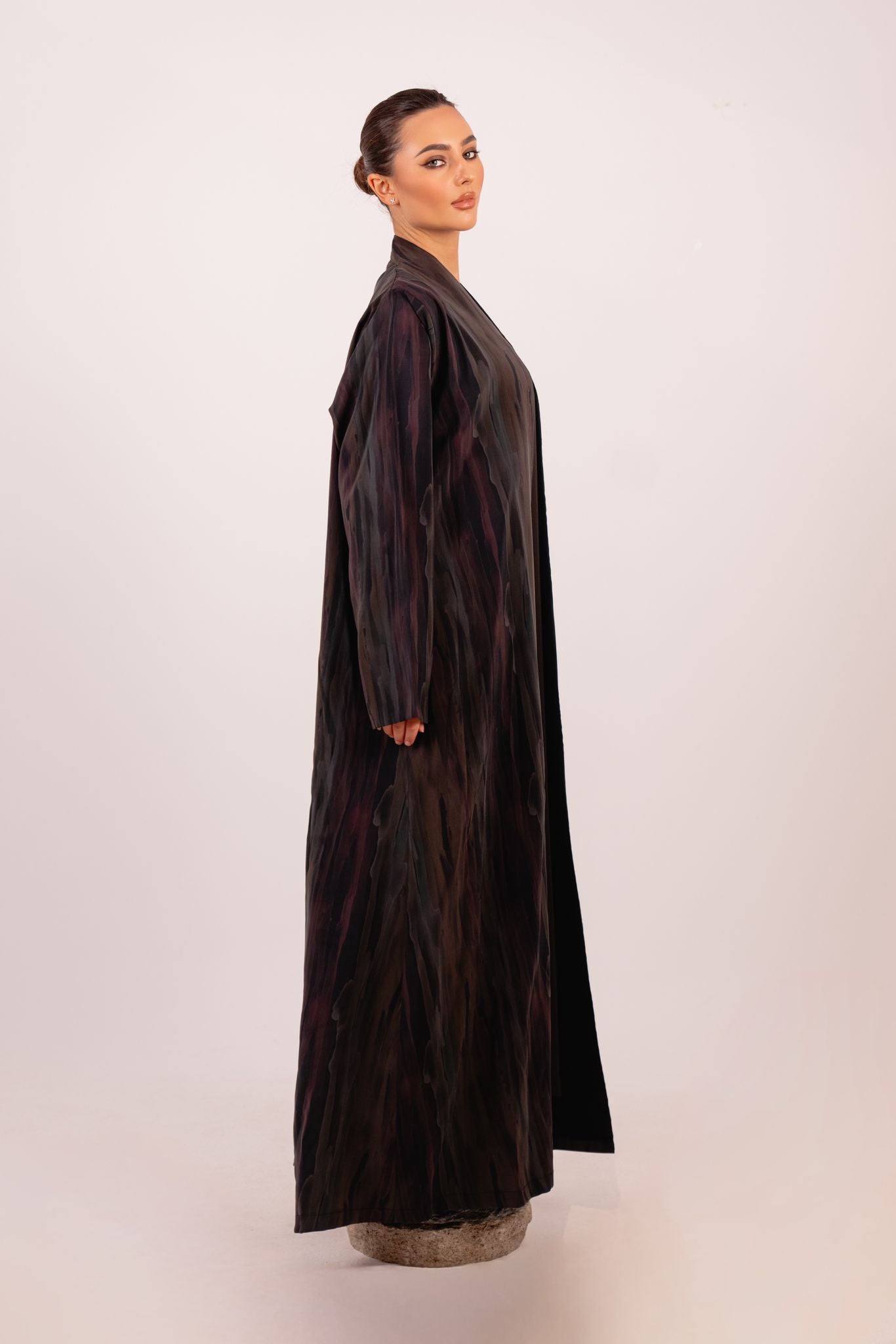 Layl Ombre Silk Abaya