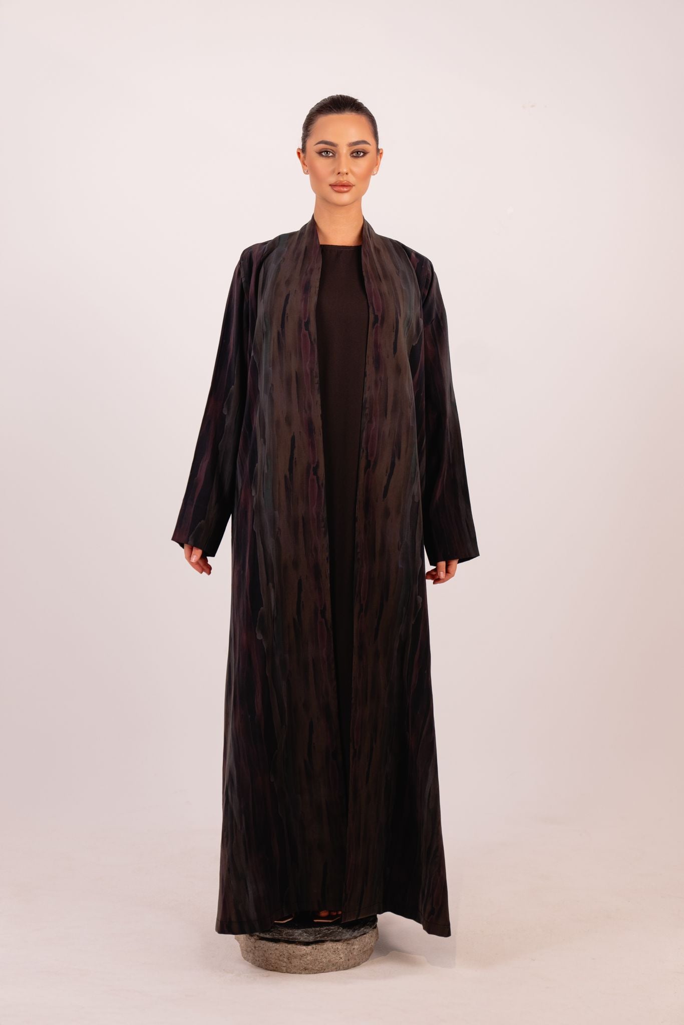 Layl Ombre Silk Abaya