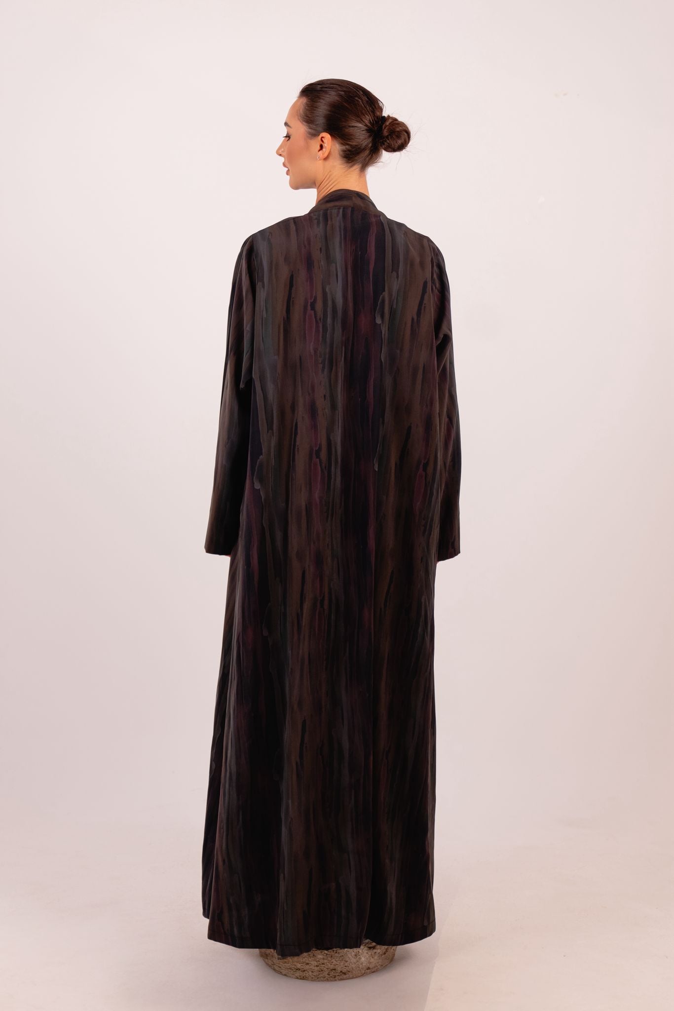 Layl Ombre Silk Abaya